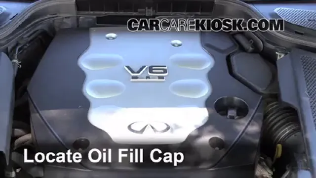 2008 Infiniti M35 X 3.5L V6 Oil Add Oil